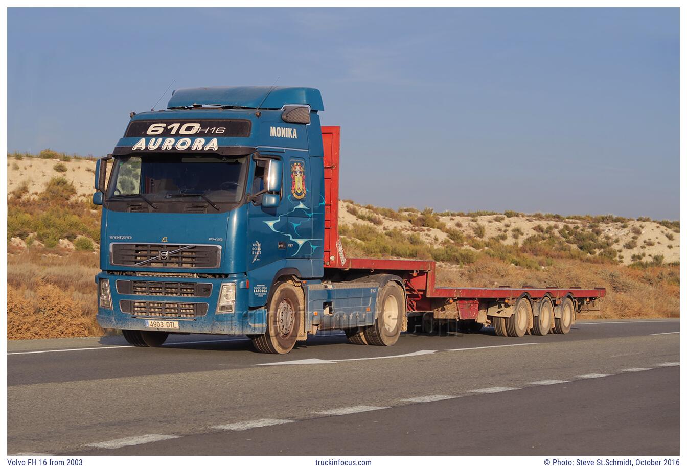 Volvo FH 16 from 2003 Photo October 2016