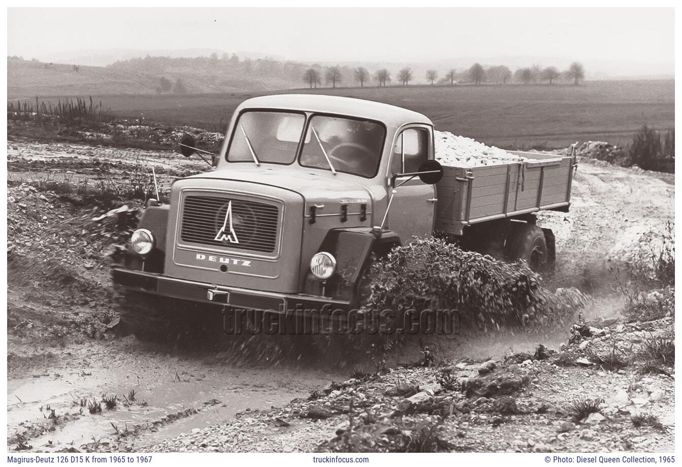 Magirus-Deutz 126 D15 K from 1965 to 1967 Photo 1965