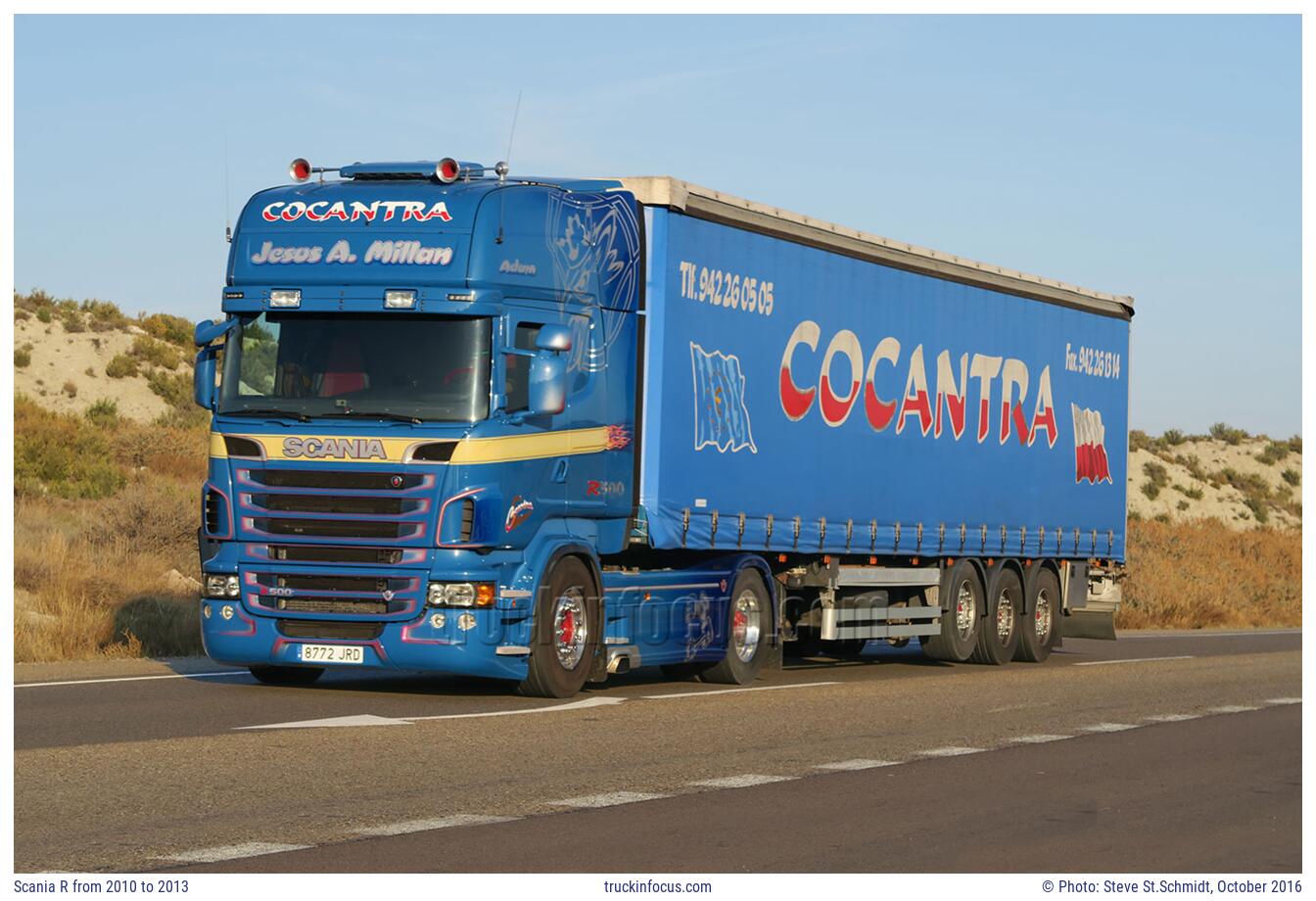 Scania R from 2010 to 2013 Photo October 2016