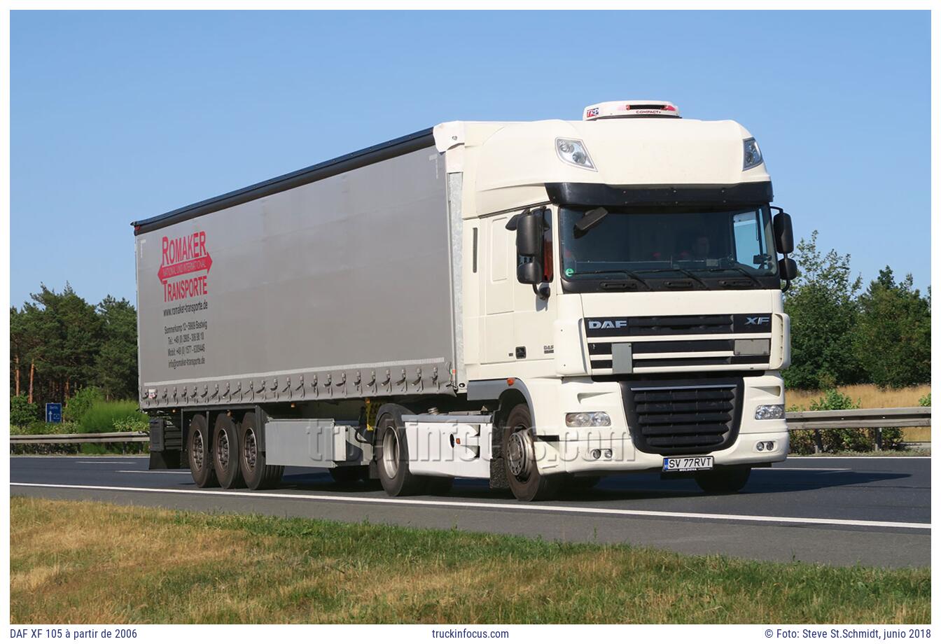 DAF XF 105 à partir de 2006 Foto junio 2018