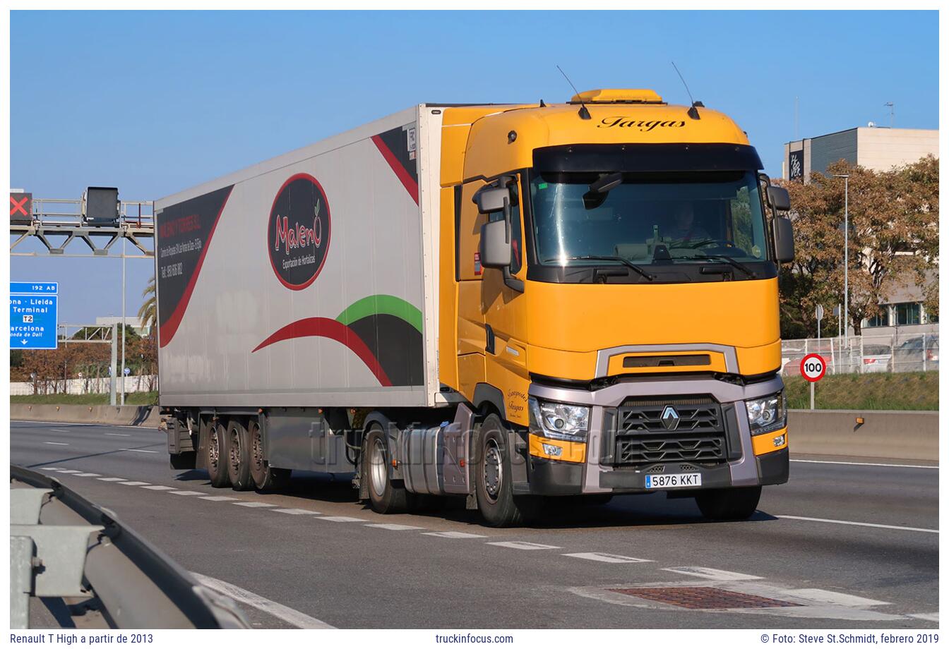 Renault T High a partir de 2013 Foto febrero 2019