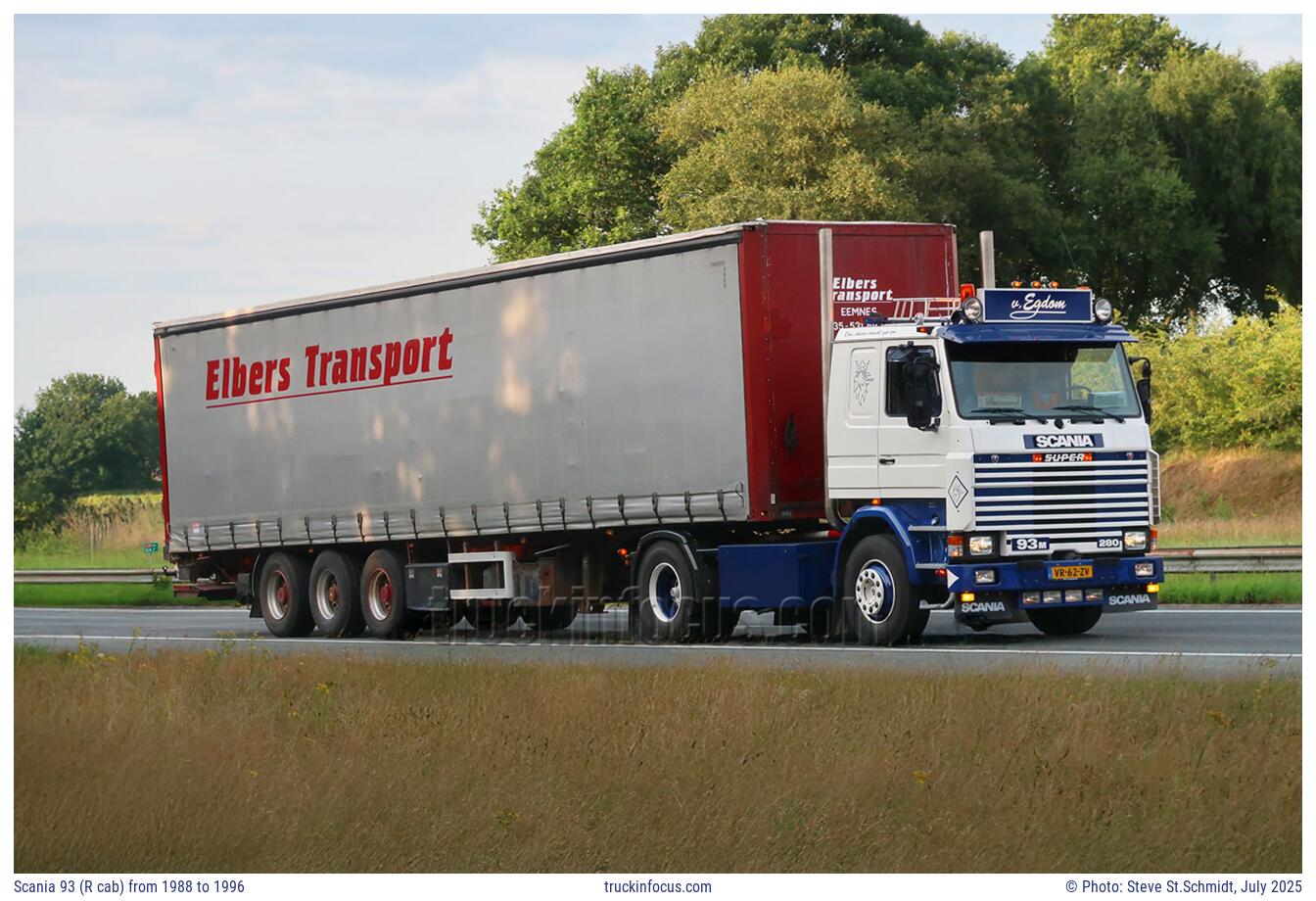 Scania 93 (R cab) from 1988 to 1996 Photo July 2025