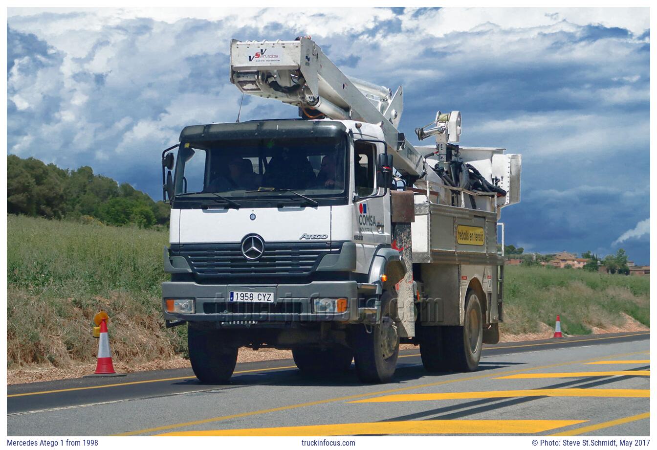 Mercedes Atego 1 from 1998 Photo May 2017