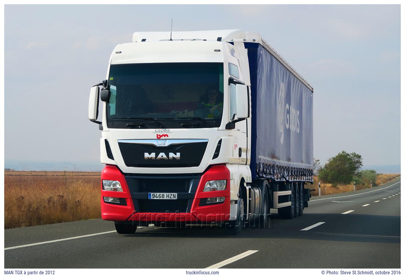 MAN TGX à partir de 2012 Photo octobre 2016