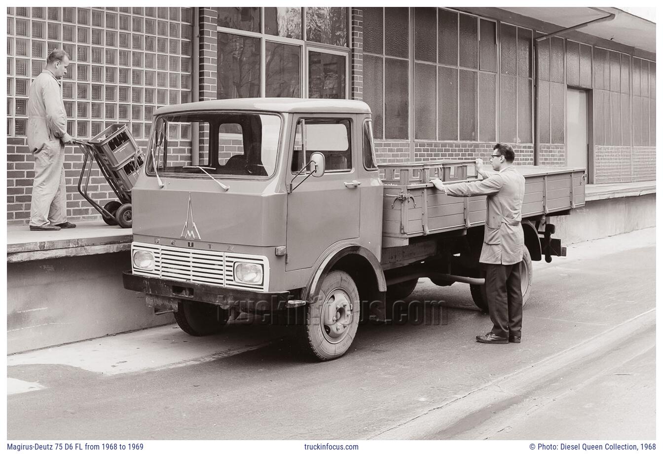 Magirus-Deutz 75 D6 FL from 1968 to 1969 Photo 1968