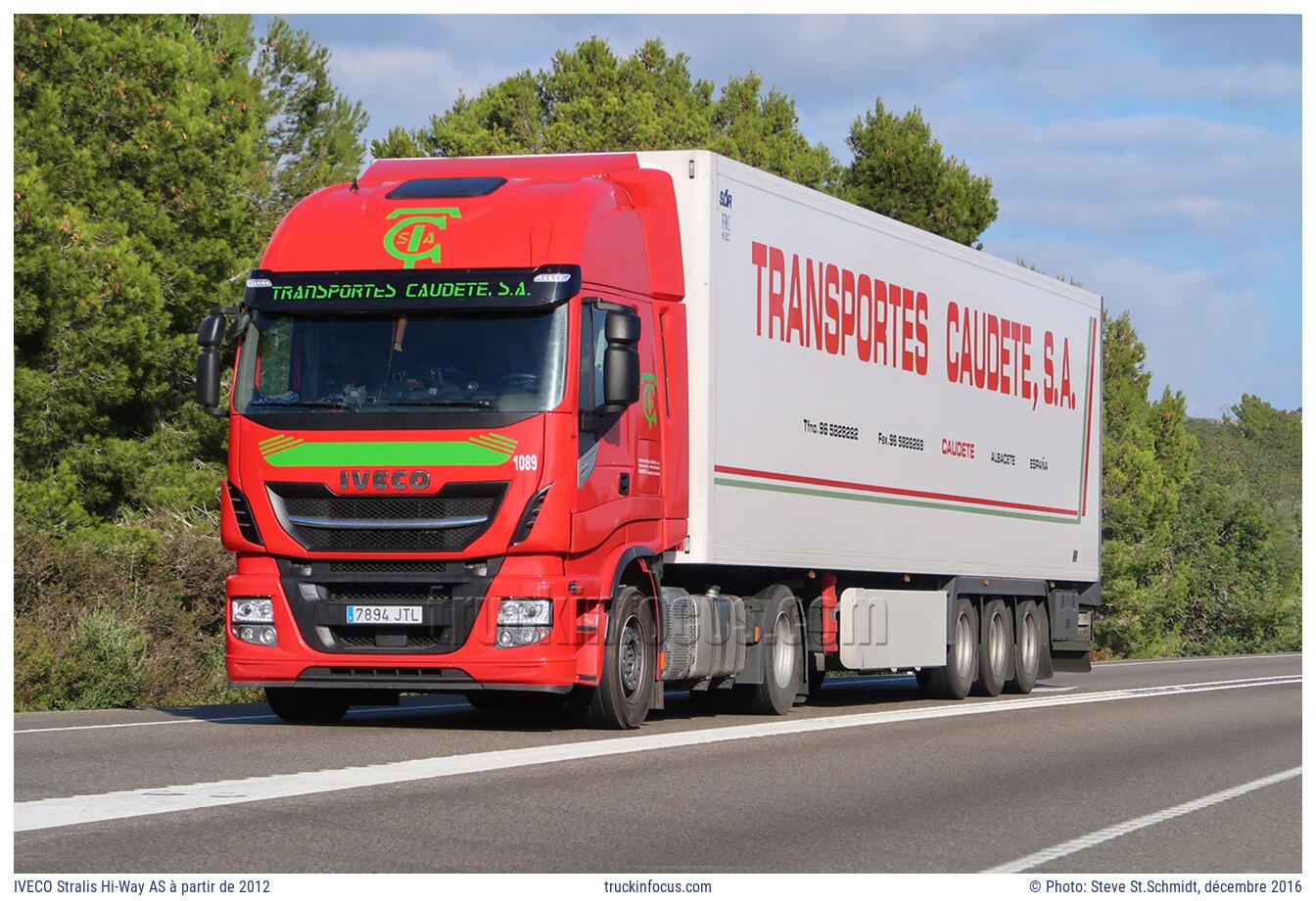 IVECO Stralis Hi-Way AS à partir de 2012 Photo décembre 2016