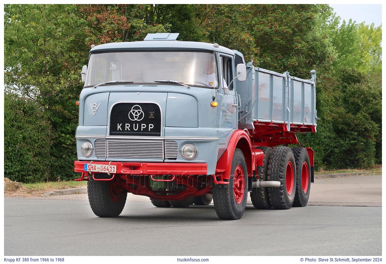 Krupp KF 380 from 1966 to 1968 Photo September 2024