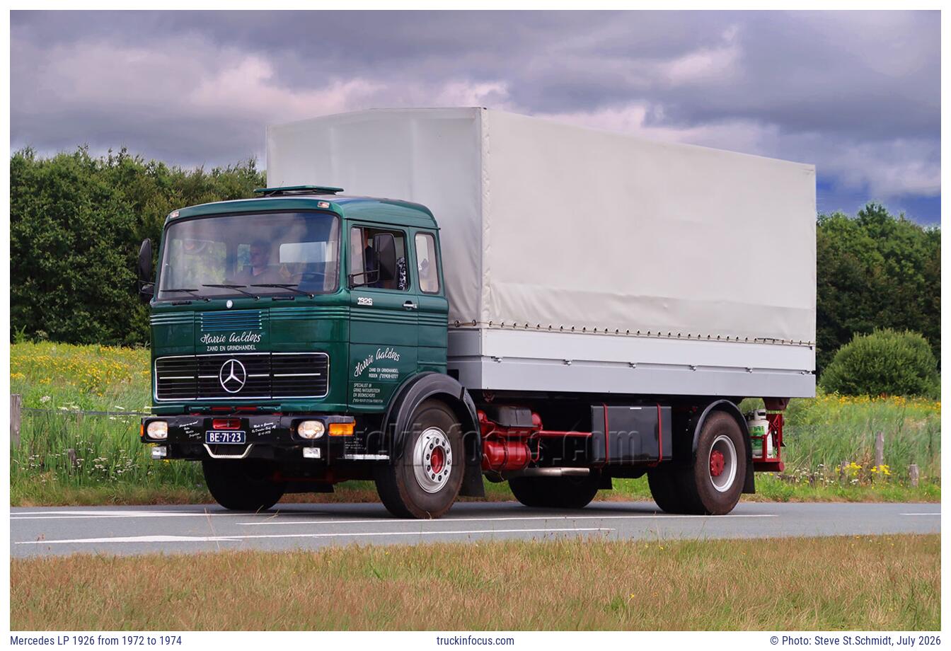 Mercedes LP 1926 from 1972 to 1974 Photo July 2026