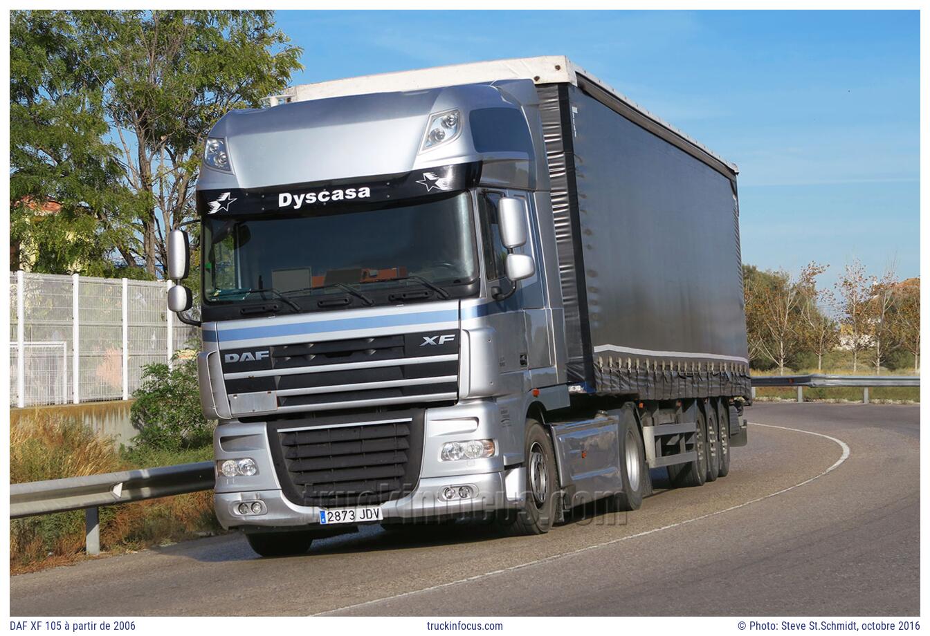 DAF XF 105 à partir de 2006 Photo octobre 2016