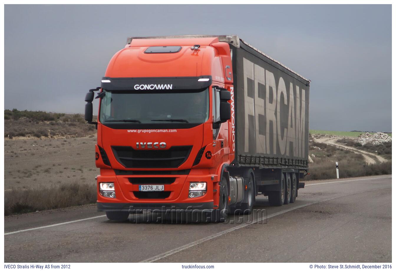 IVECO Stralis Hi-Way AS from 2012 Photo December 2016