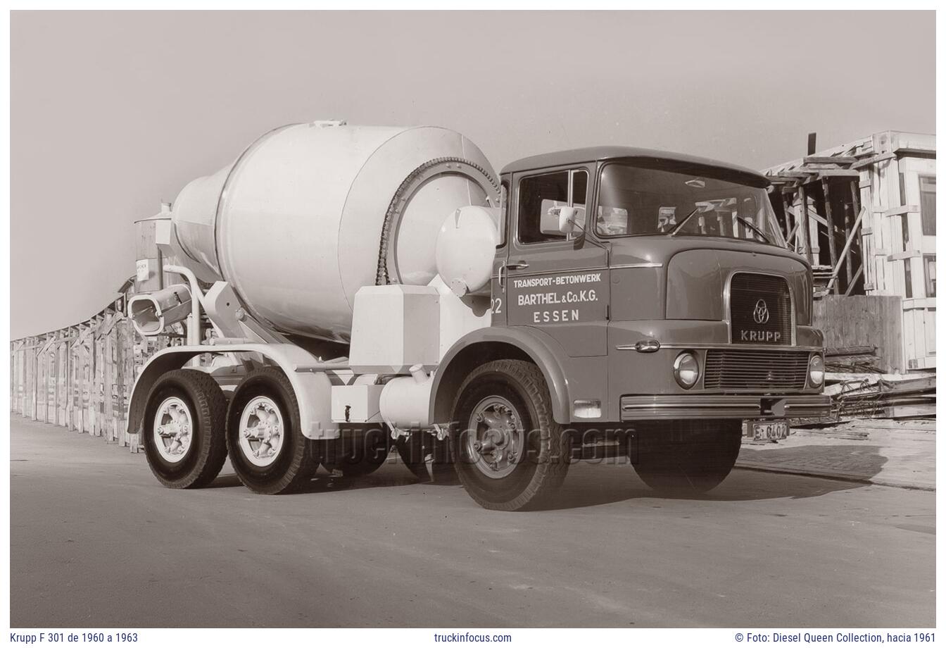 Krupp F 301 de 1960 a 1963 Foto hacia 1961