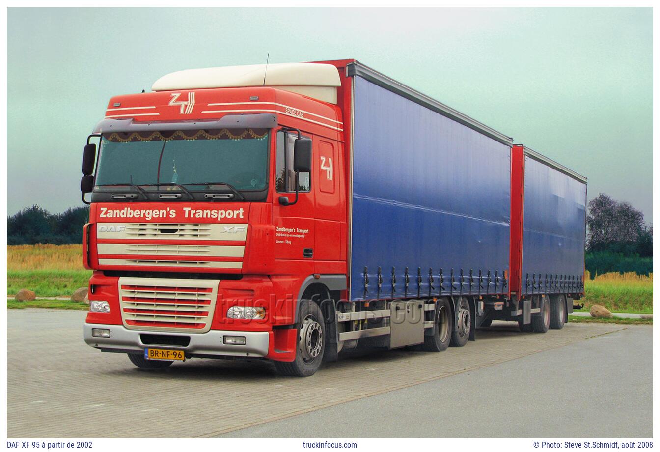 DAF XF 95 à partir de 2002 Photo août 2008