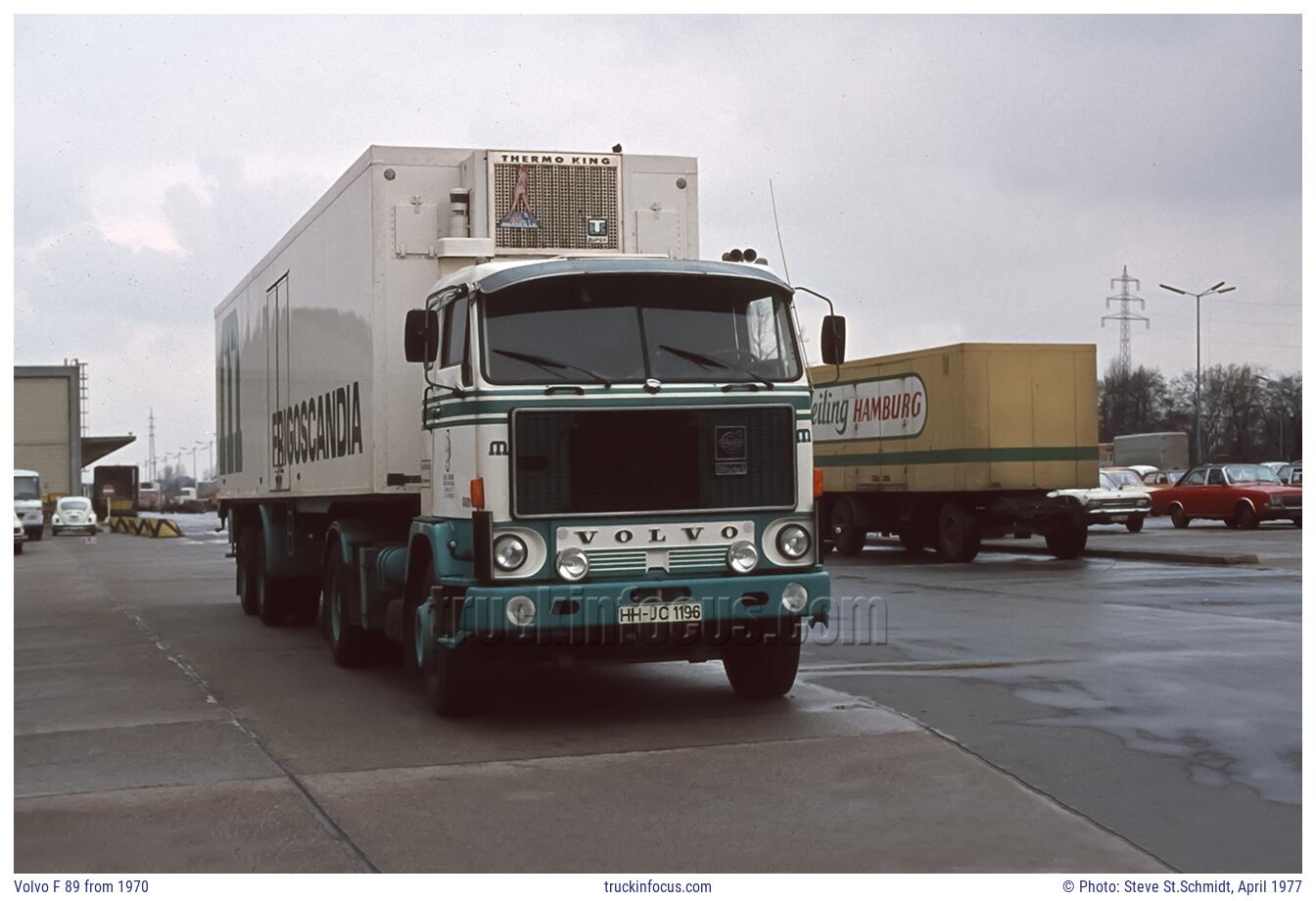 Volvo F 89 from 1970 Photo April 1977