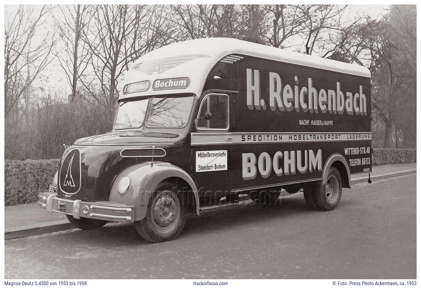 Magirus-Deutz S 4500 von 1953 bis 1958 Foto ca. 1953