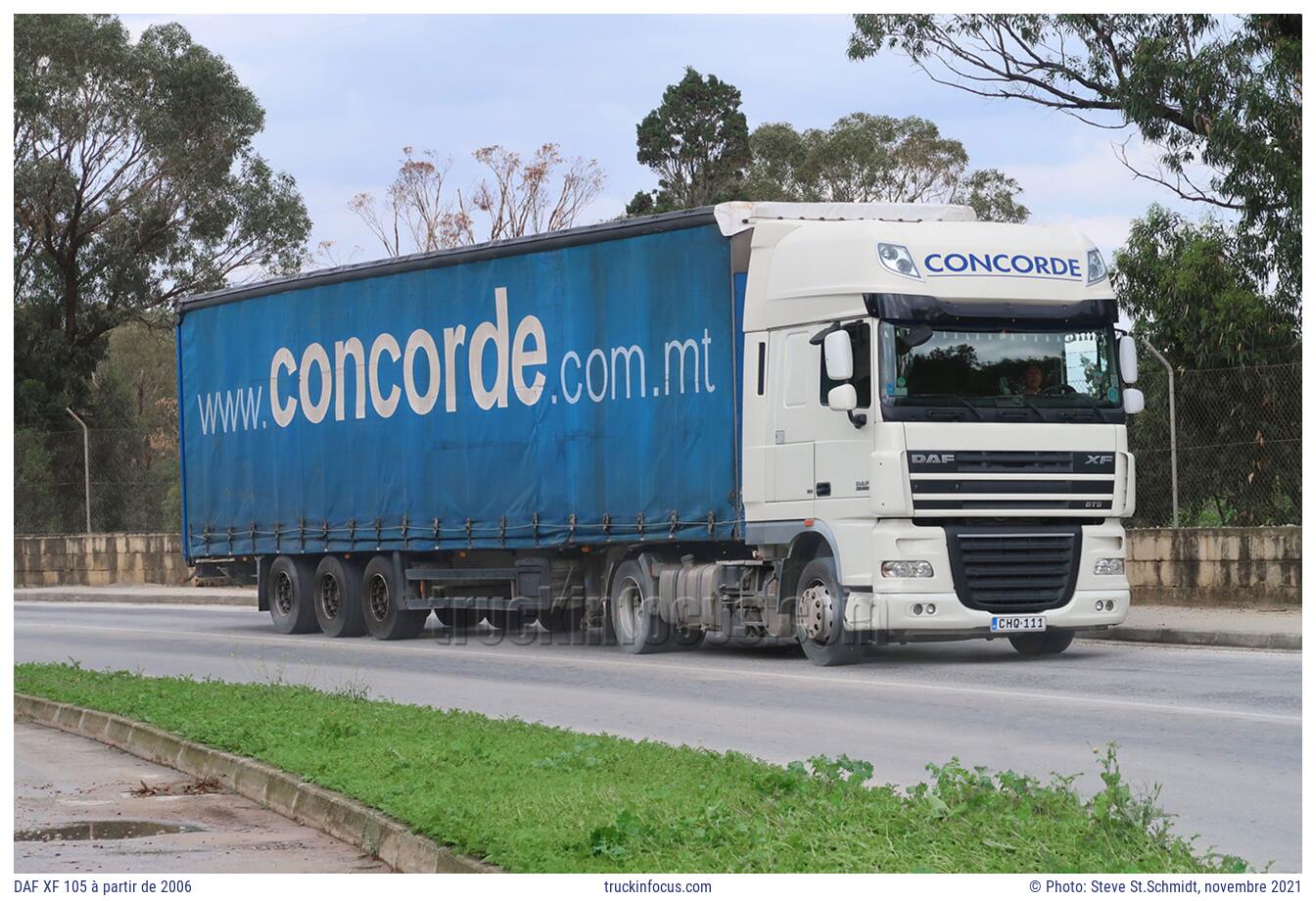 DAF XF 105 à partir de 2006 Photo novembre 2021