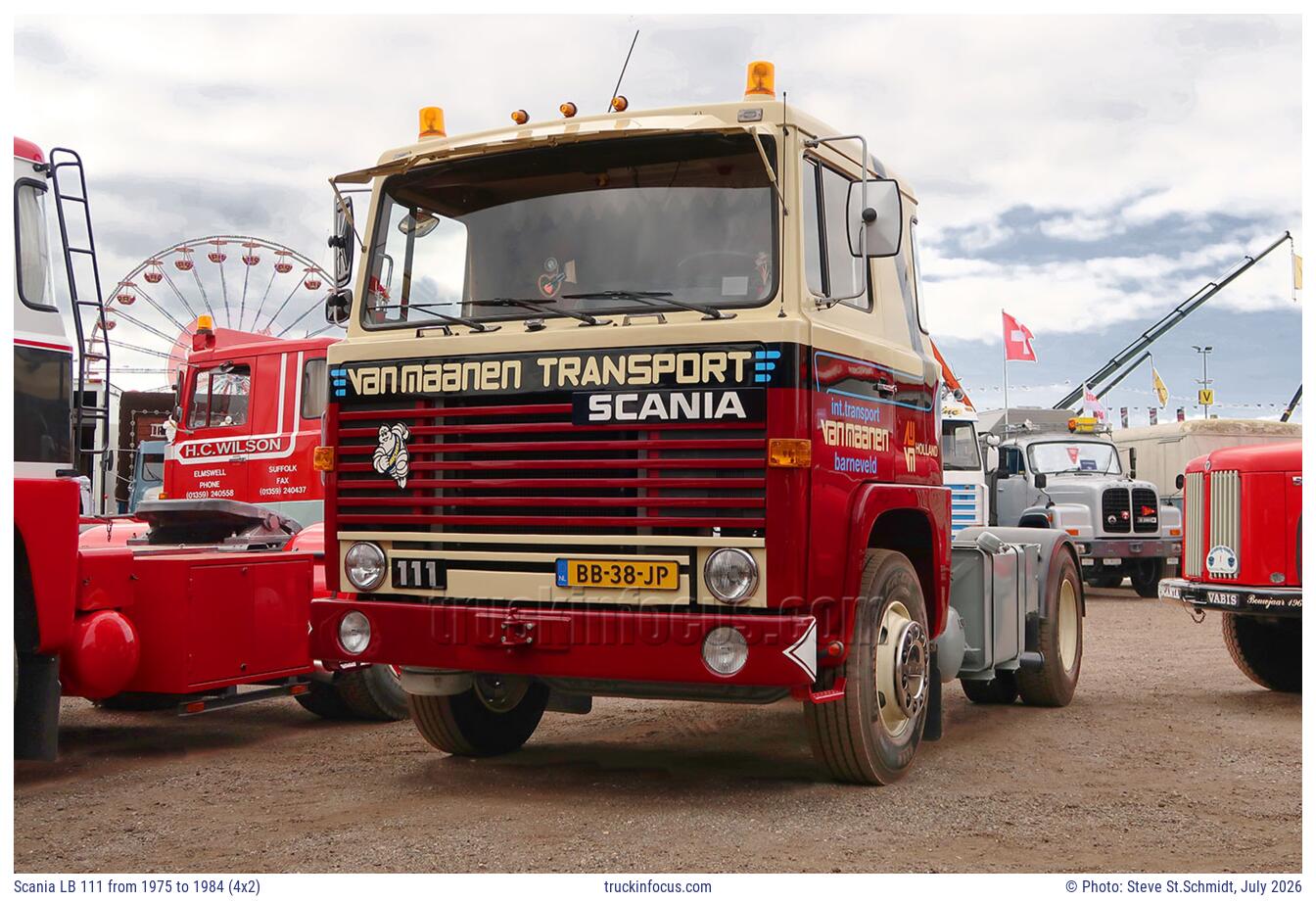Scania LB 111 from 1975 to 1984 (4x2) Photo July 2026