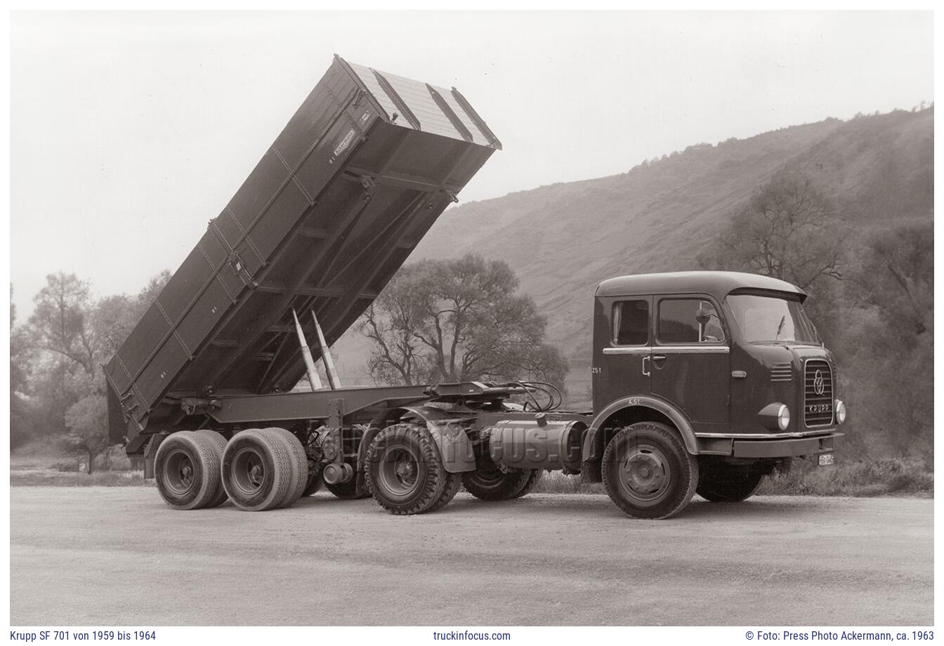 Krupp SF 701 von 1959 bis 1964 Foto ca. 1963