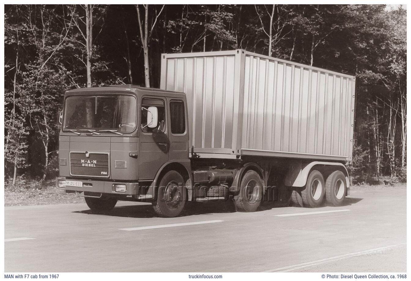 MAN with F7 cab from 1967 Photo ca. 1968