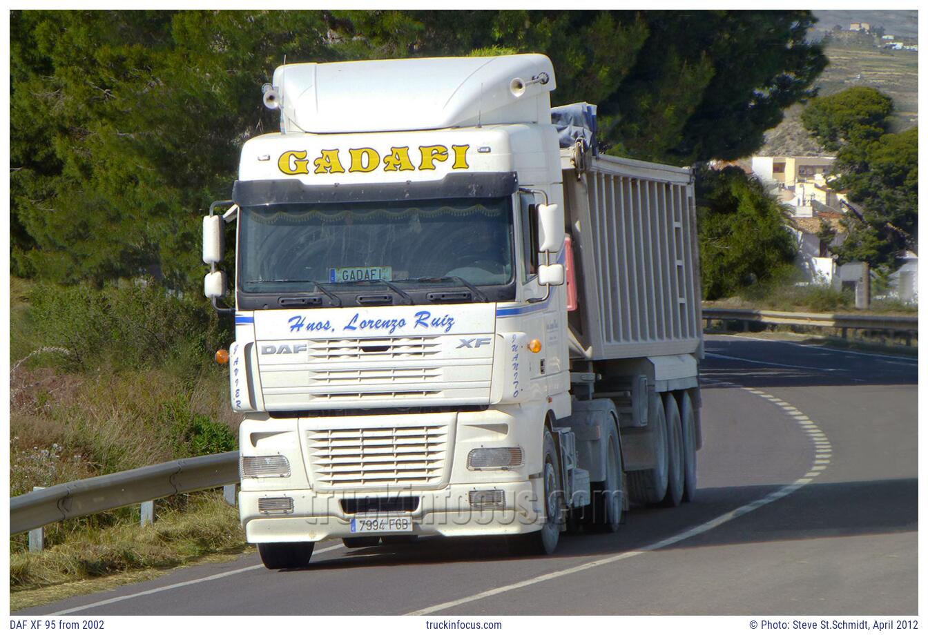 DAF XF 95 from 2002 Photo April 2012