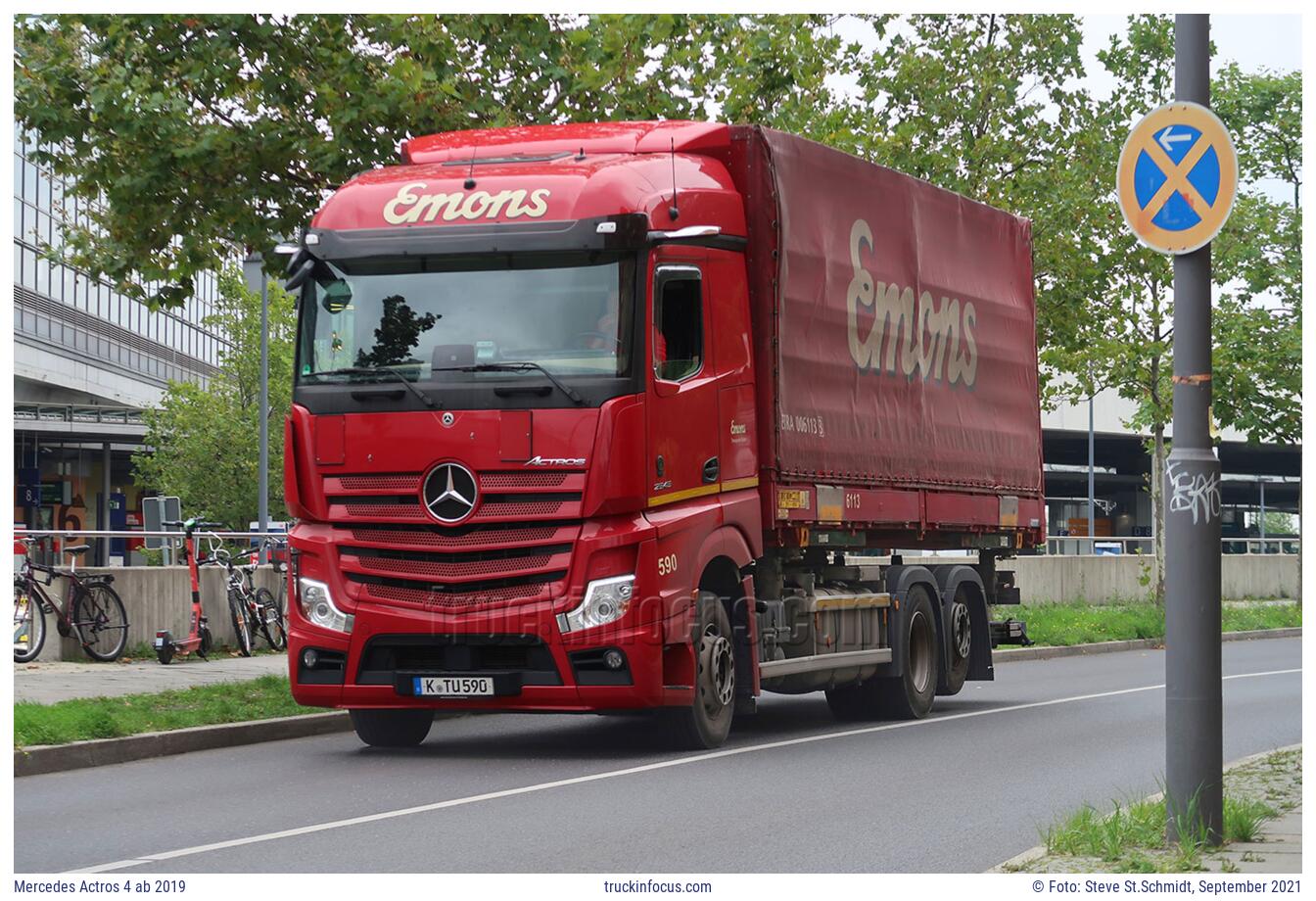 Mercedes Actros 4 ab 2019 Foto September 2021