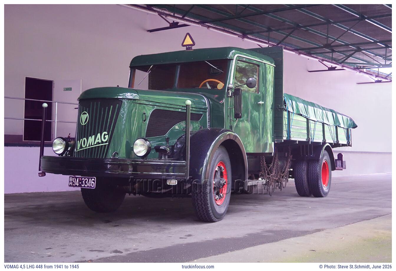 VOMAG 4,5 LHG 448 from 1941 to 1945 Photo June 2026