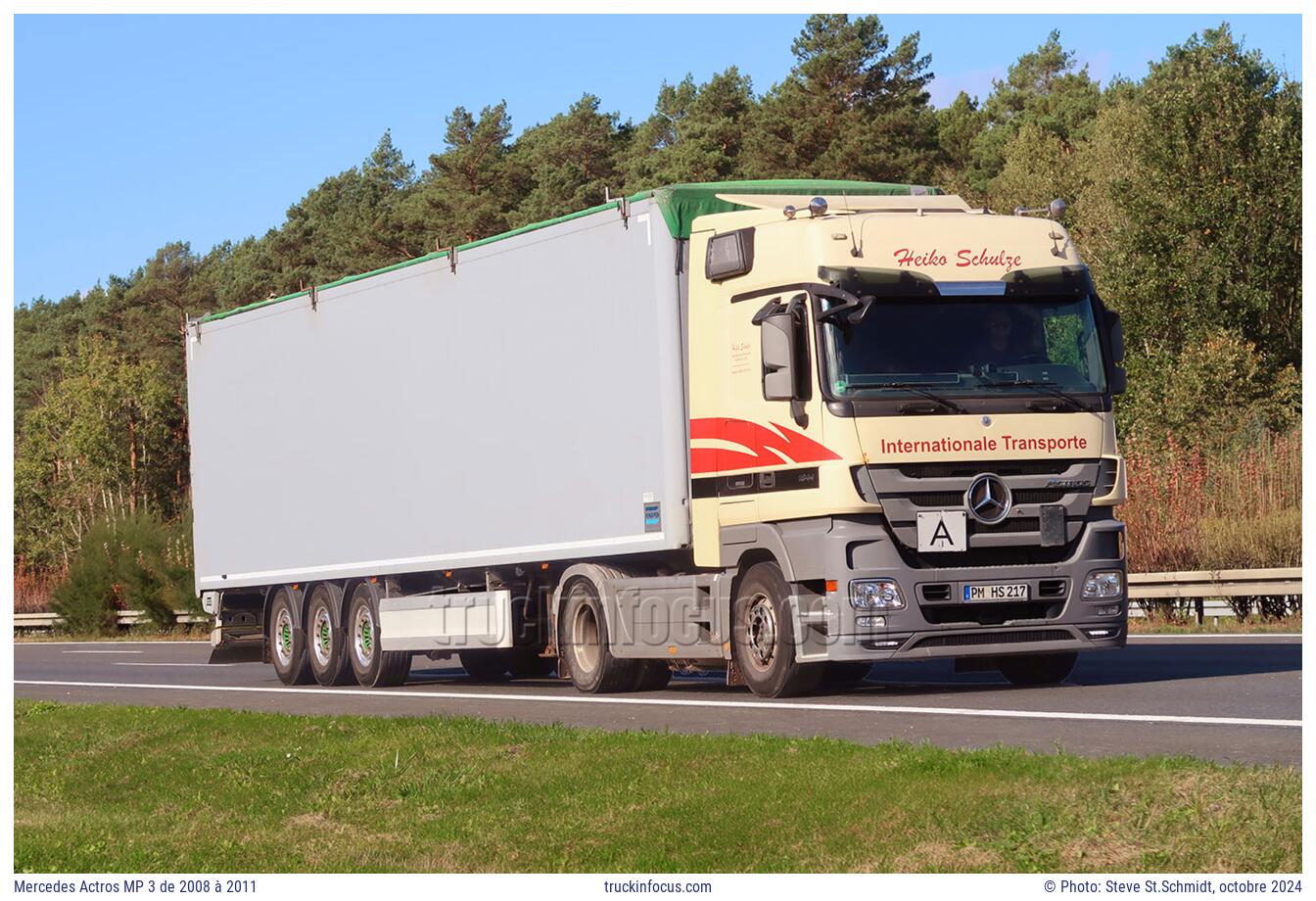 Mercedes Actros MP 3 de 2008 à 2011 Photo octobre 2024