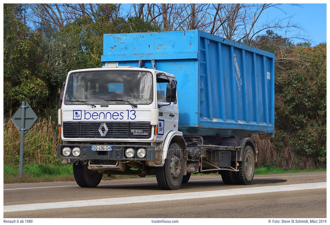 Renault G ab 1980 Foto März 2019