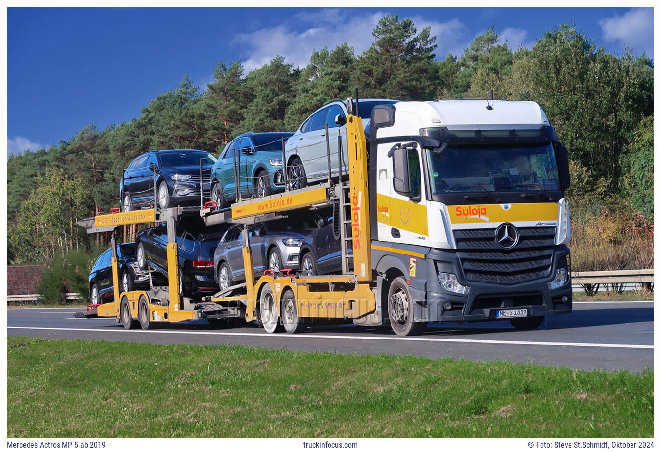 Mercedes Actros MP 5 ab 2019 Foto Oktober 2024