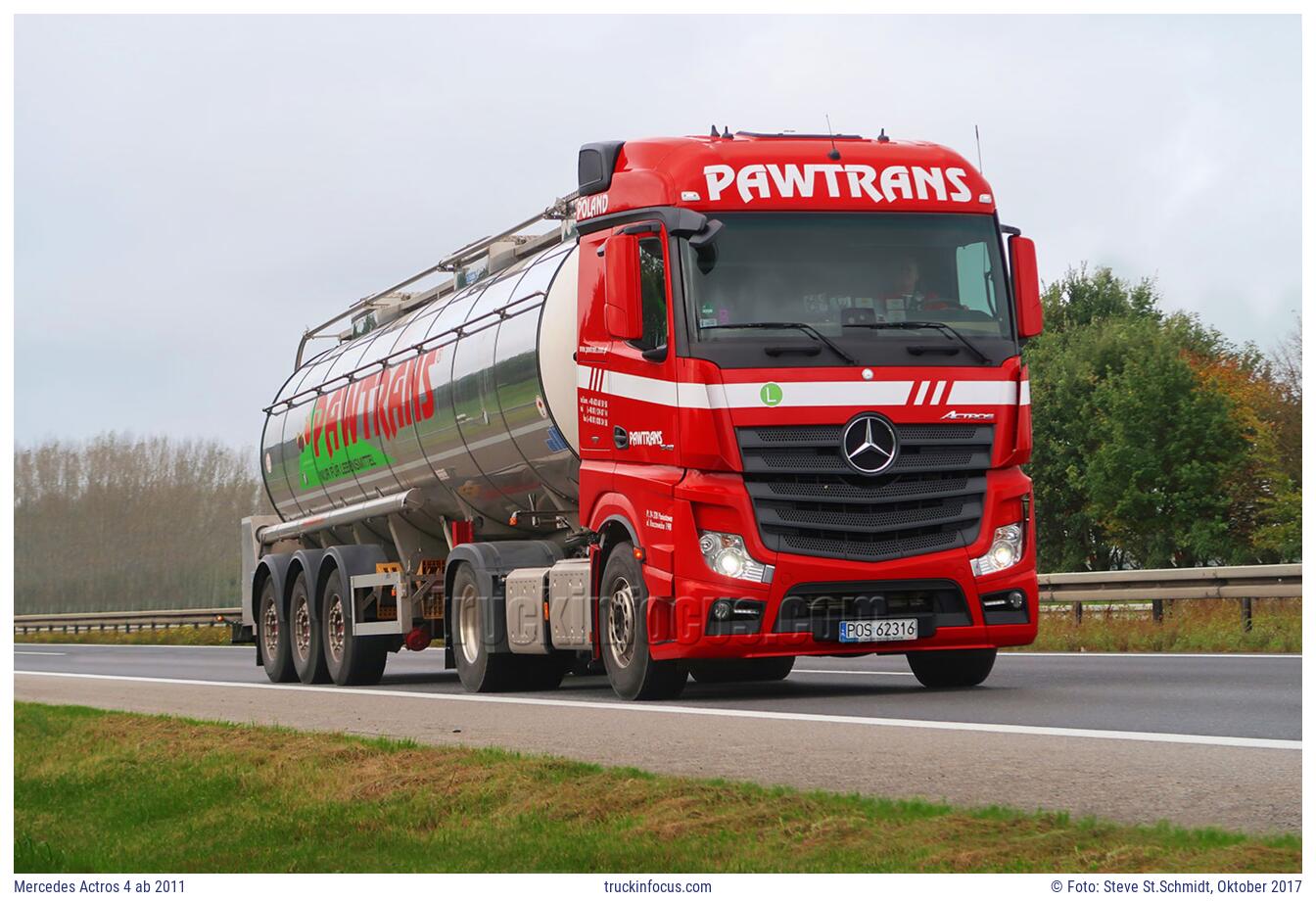 Mercedes Actros 4 ab 2011 Foto Oktober 2017