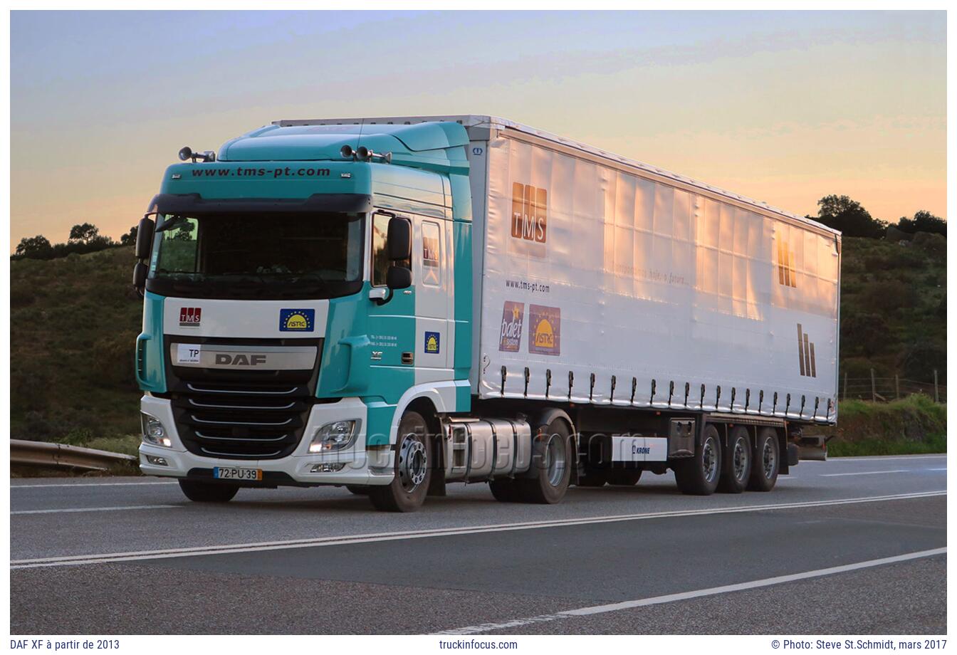 DAF XF à partir de 2013 Photo mars 2017