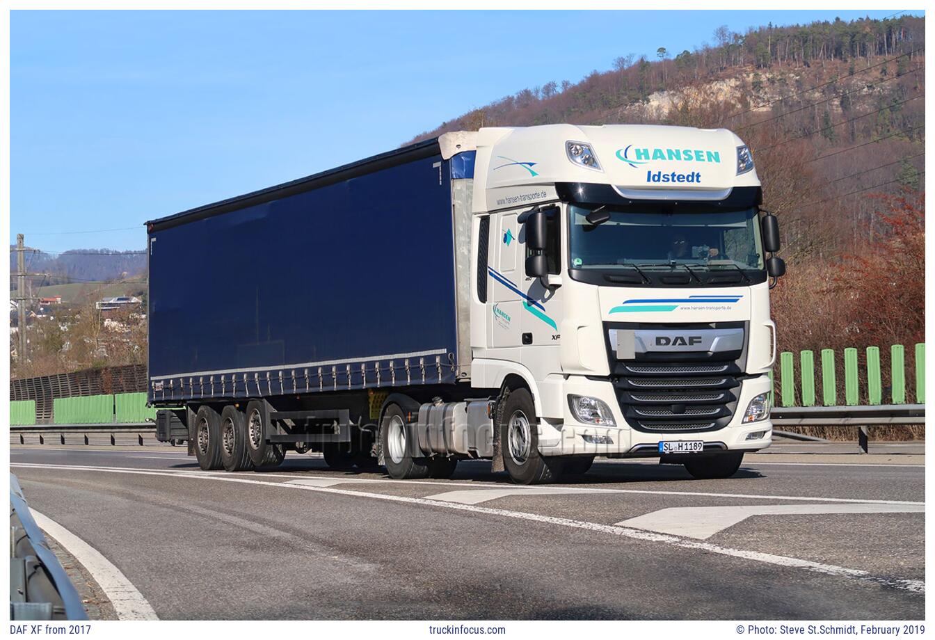 DAF XF from 2017 Photo February 2019