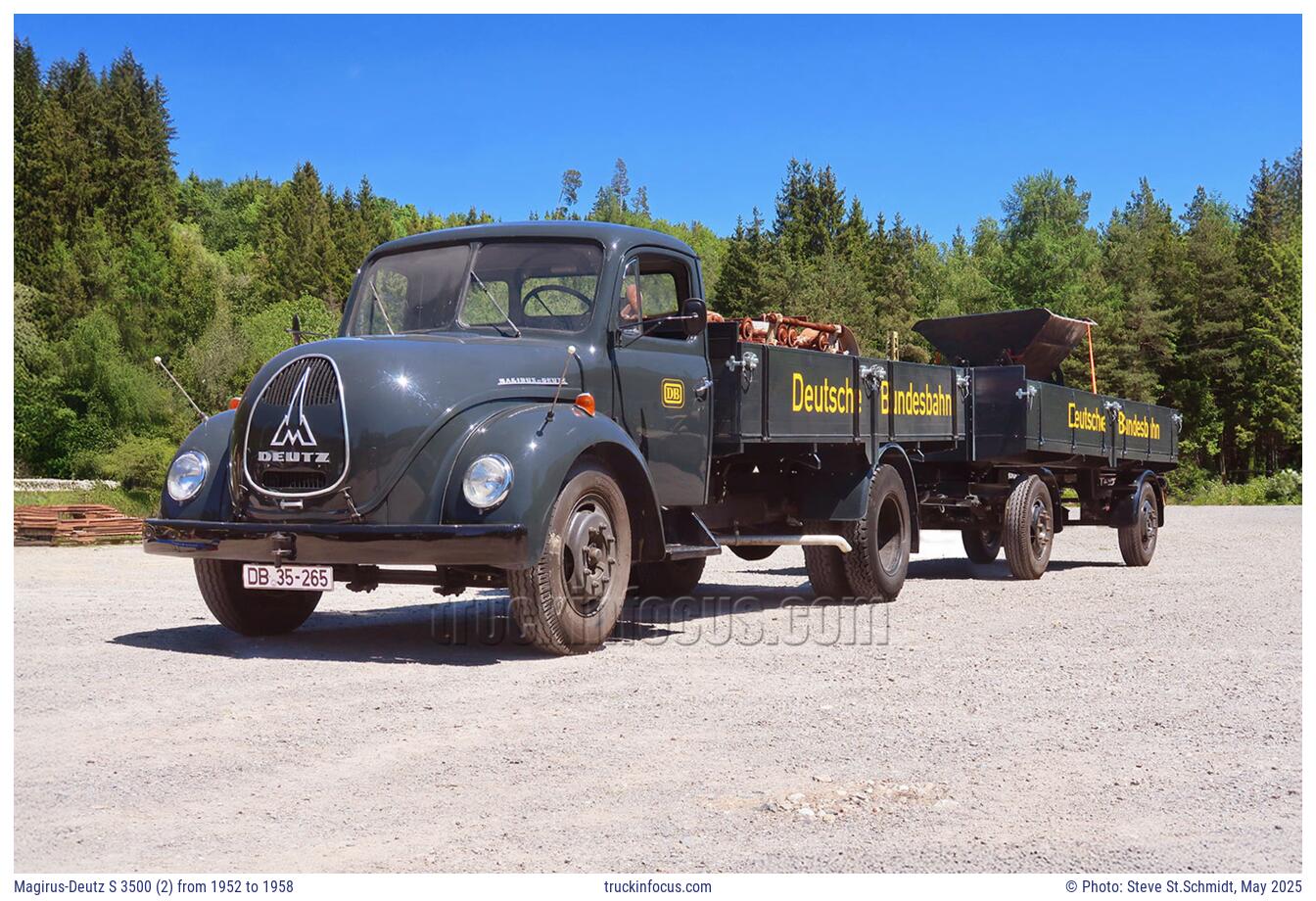Magirus-Deutz S 3500 (2) from 1952 to 1958 Photo May 2025