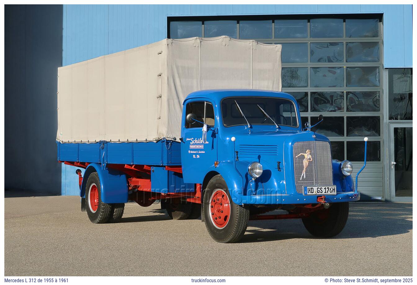 Mercedes L 312 de 1955 à 1961 Photo septembre 2025