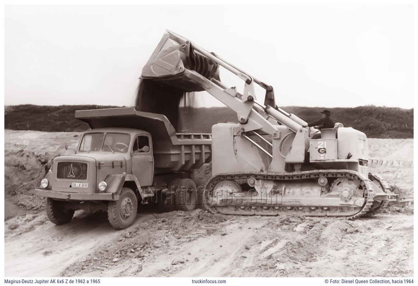 Magirus-Deutz Jupiter AK 6x6 Z de 1962 a 1965 Foto hacia 1964