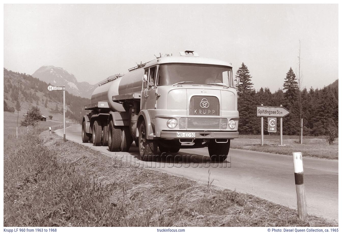 Krupp LF 960 from 1963 to 1968 Photo ca. 1965