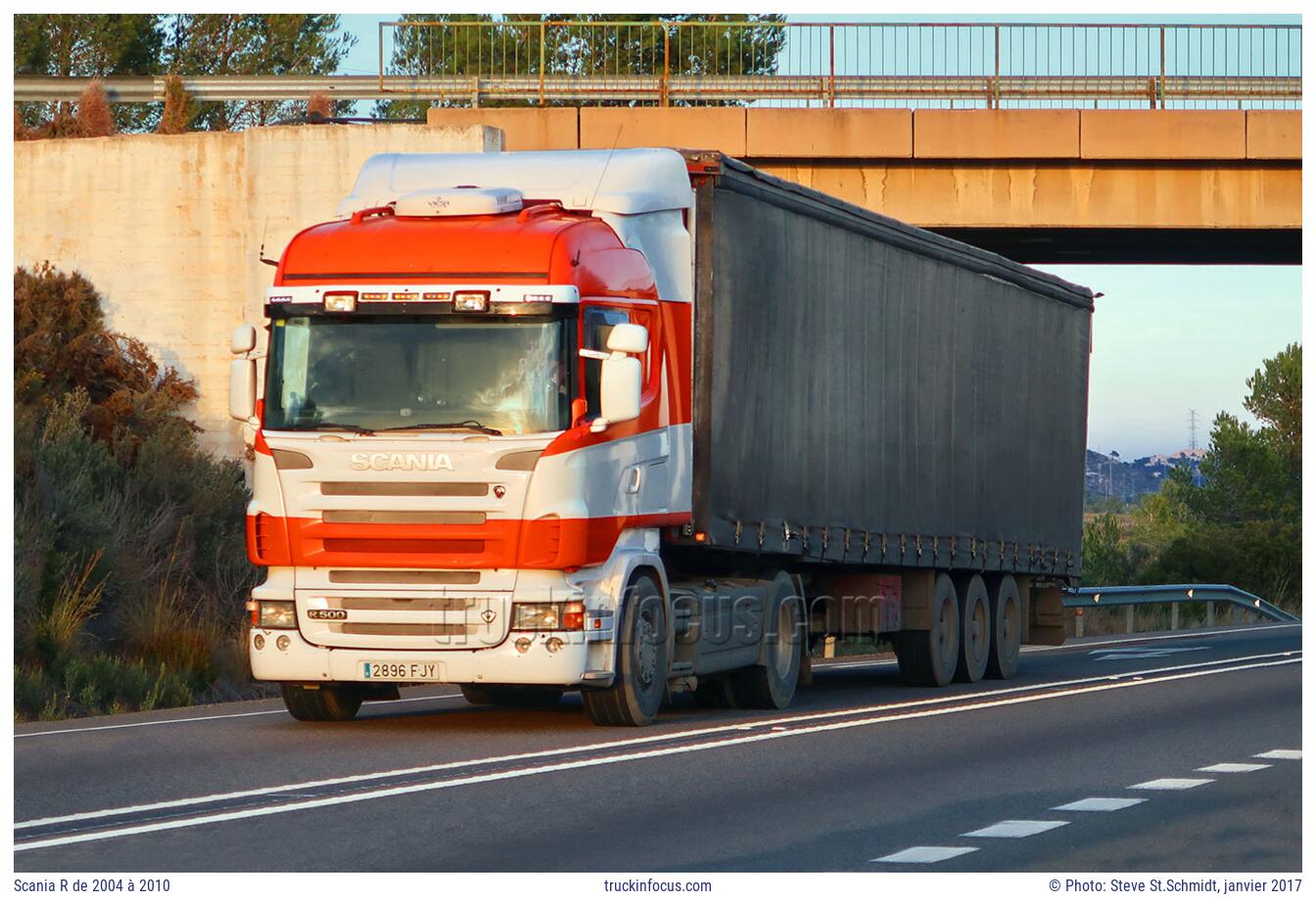 Scania R de 2004 à 2010 Photo janvier 2017