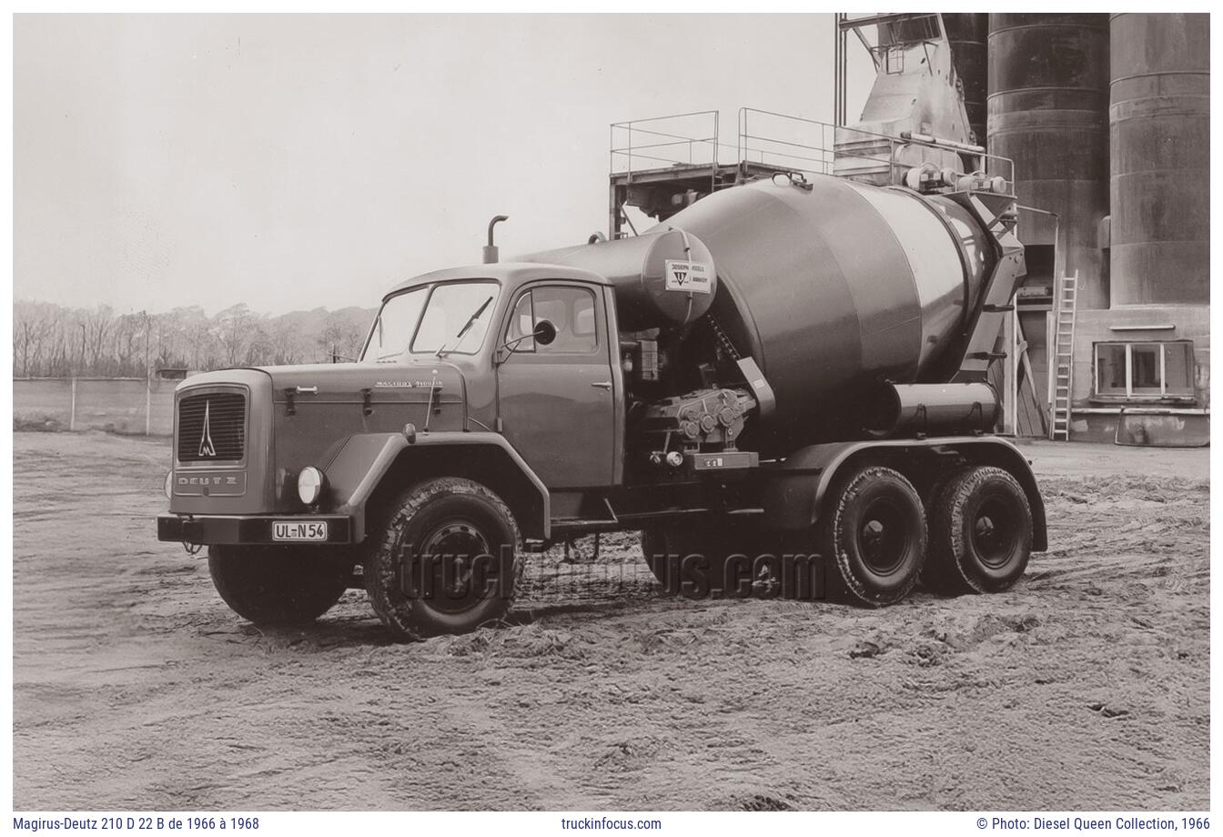 Magirus-Deutz 210 D 22 B de 1966 à 1968 Photo 1966