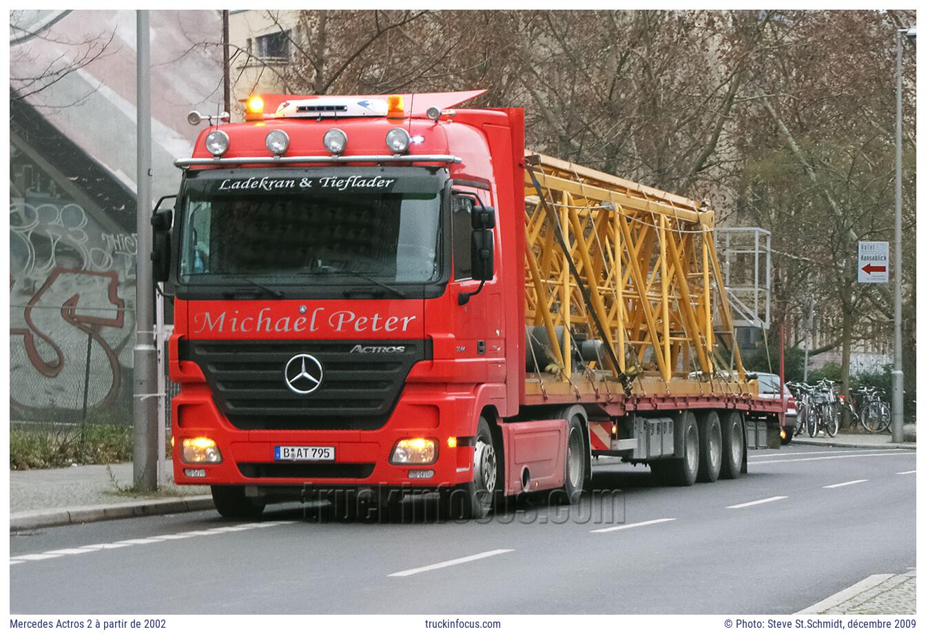 Mercedes Actros 2 à partir de 2002 Photo décembre 2009