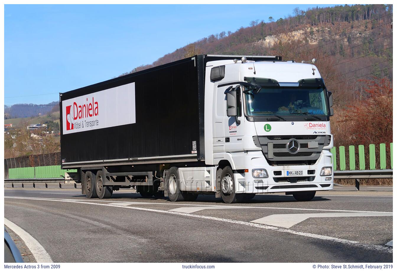 Mercedes Actros 3 from 2009 Photo February 2019