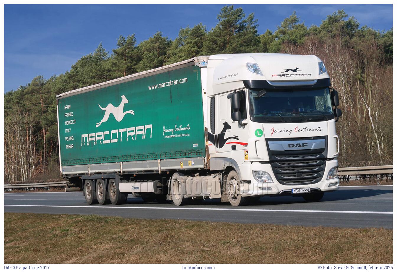 DAF XF a partir de 2017 Foto febrero 2025
