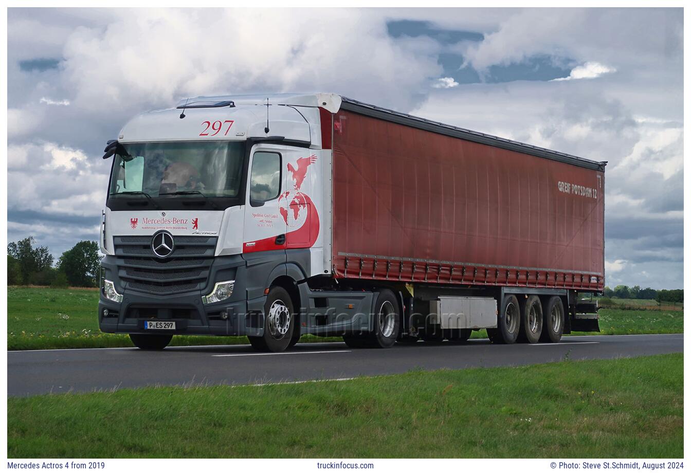 Mercedes Actros 4 from 2019 Photo August 2024