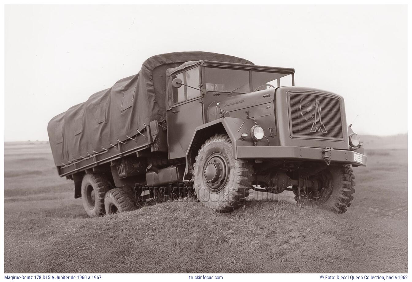 Magirus-Deutz 178 D15 A Jupiter de 1960 a 1967 Foto hacia 1962