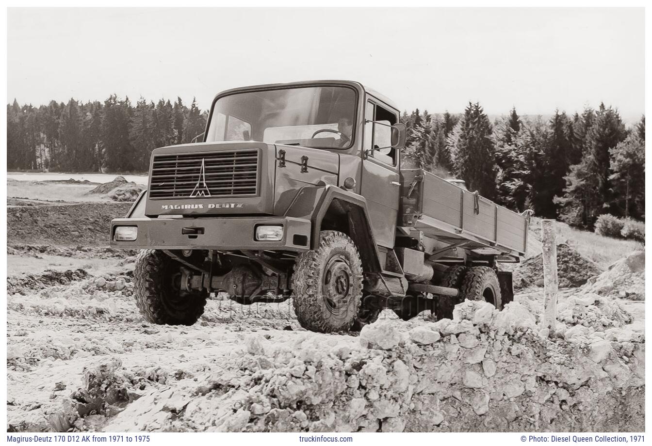Magirus-Deutz 170 D12 AK from 1971 to 1975 Photo 1971