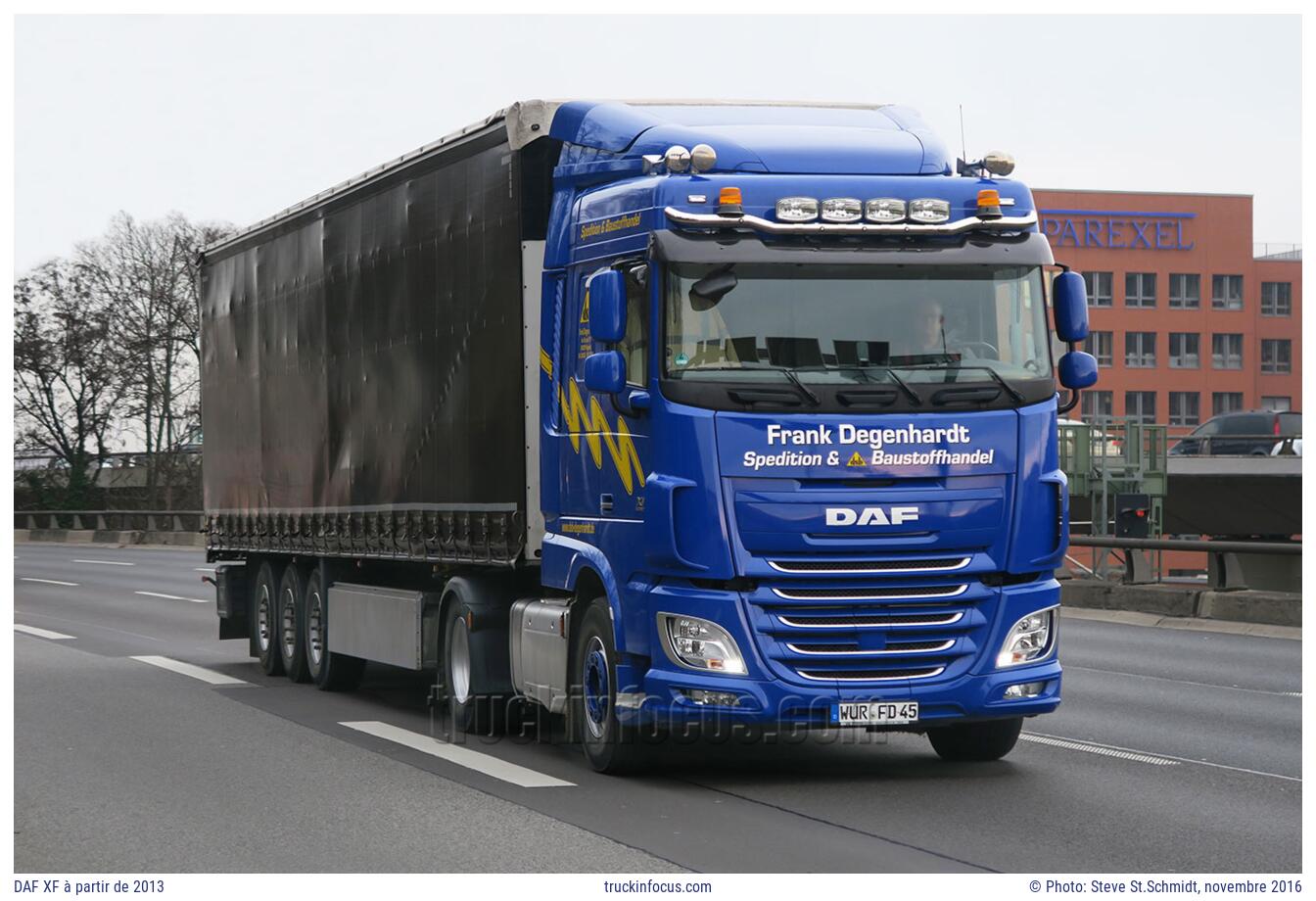 DAF XF à partir de 2013 Photo novembre 2016