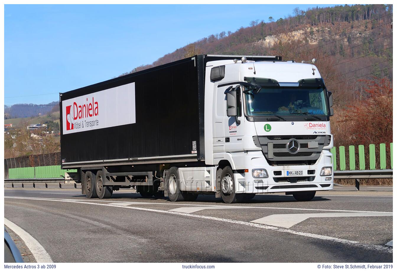 Mercedes Actros 3 ab 2009 Foto Februar 2019