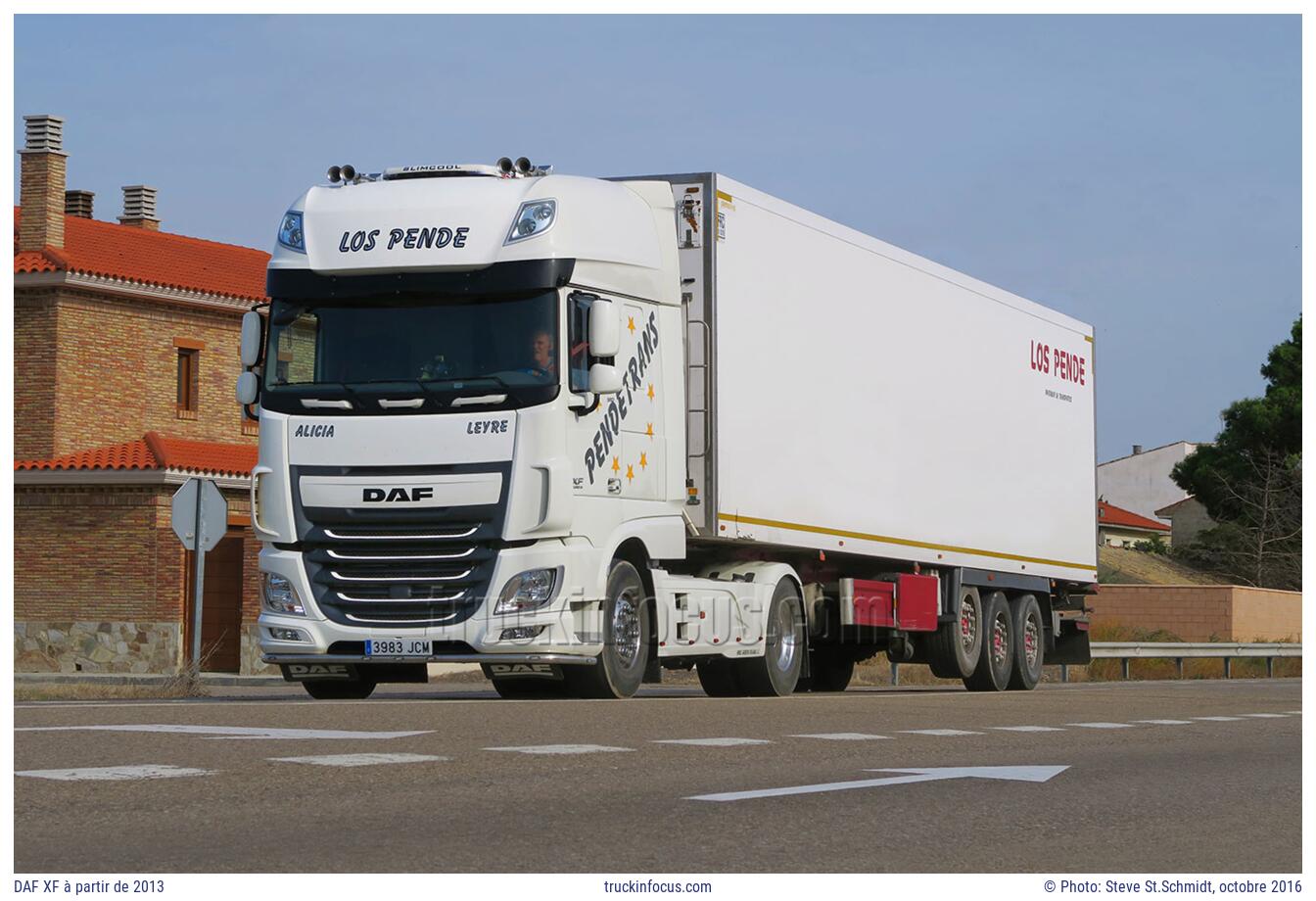 DAF XF à partir de 2013 Photo octobre 2016