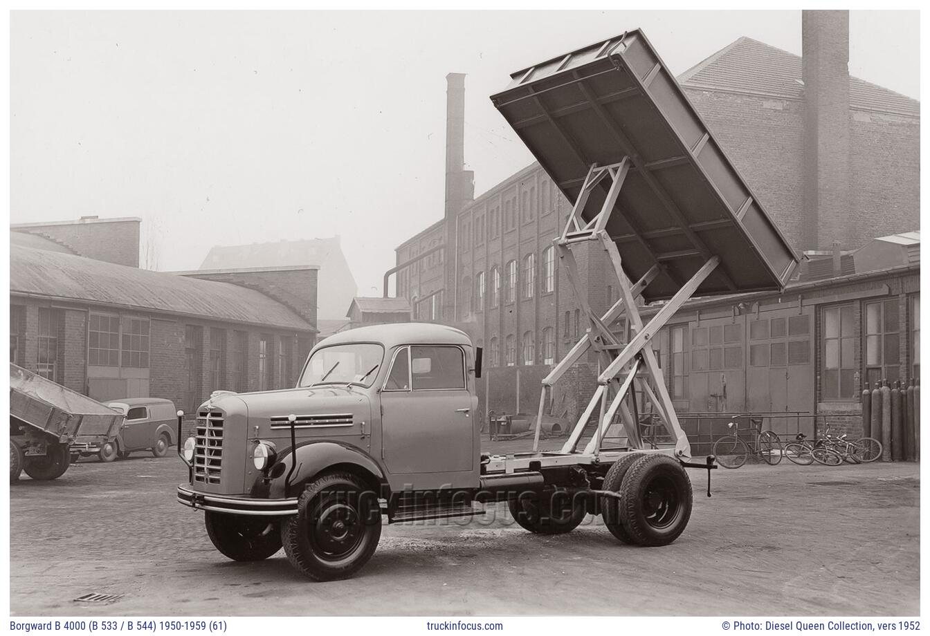 Borgward B 4000 (B 533 / B 544) 1950-1959 (61) Photo vers 1952