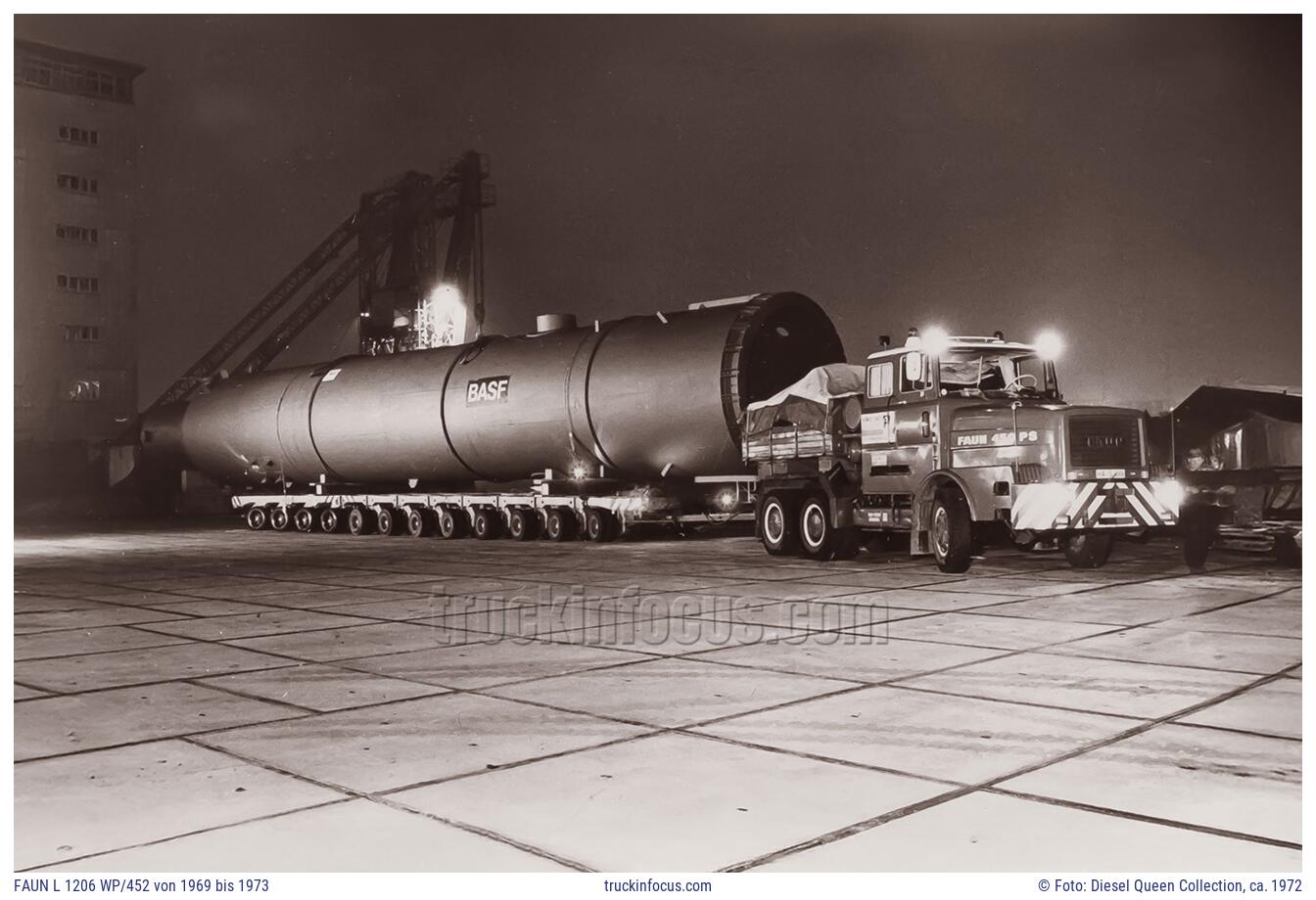 FAUN L 1206 WP/452 von 1969 bis 1973 Foto ca. 1972