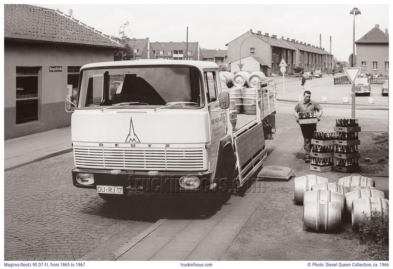 Magirus-Deutz 90 D7 FL from 1865 to 1967 Photo ca. 1966