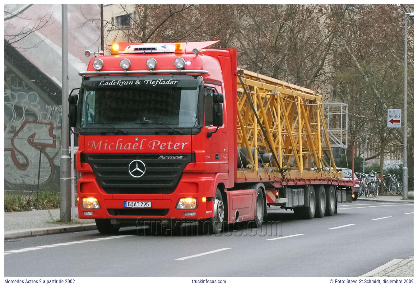 Mercedes Actros 2 a partir de 2002 Foto diciembre 2009